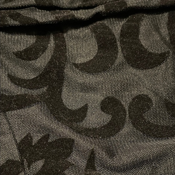 Windsor Black Sheer Short Puff Sleeve Dress 12 Very Long - Picture 10 of 12